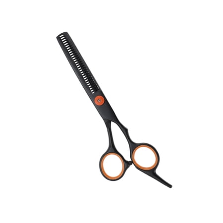 Vocoste Tooth Shears Haircut Scissors for Hair Styling Orange Black 1 Pc