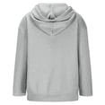 thumbnail image 4 of Abcomgle Girls Zip Up Sweatshirt 10-12 Loose Fit Full-Zip Kids Jacket Cute Solid Jacket Sweatshirt Girl Casual Winter Hooded Hoodies for Girls with Pockets, 4 of 4