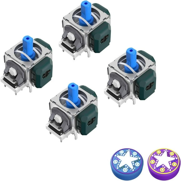 SHIQI-TMR Electromagnetic Joystick Replacement for Switch Pro Controller, Anti-Drift Stick Repair Accessories for Switch Pro Controller - 2 Pairs