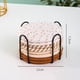 thumbnail image 5 of Billuyoard Posavasos para decoración del hogar, elegante idea de regalo con tecnología aislada, bonito posavasos para bebidas Cocina y Comedor gris, 5 of 6