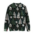 thumbnail image 2 of Women's Long Sleeve Christmas Pullover 3 D Christmas Printed Pullover Sweatshirt, 2 of 7
