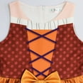 thumbnail image 6 of Girls Sanderson Sister Cartoon Dress Witch Halloween Outfit Party Gown, 6 of 7