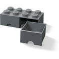 thumbnail image 2 of LEGO Brick Drawer with 8 Knobs - Dark Grey, 2 of 5
