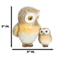 thumbnail image 3 of Forest Wisdom Tales Whimsical Mother Owl And Baby Owlet Family Figurine, 3 of 10