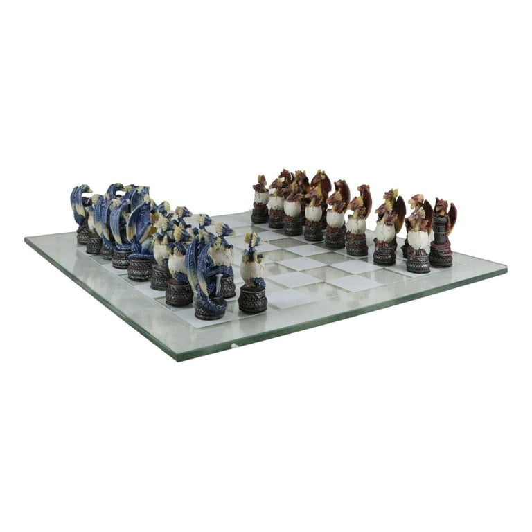 4.6″ Antique Pre-Staunton English Chess Pieces Only set -Camel