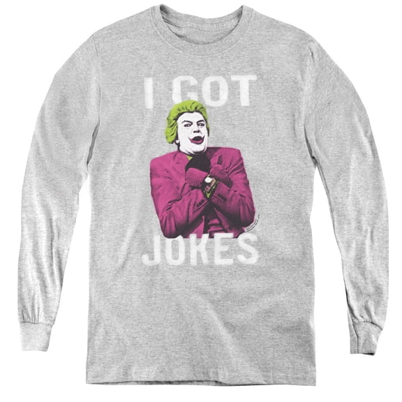 Batman Classic Tv - Got Jokes - Youth Long Sleeve Shirt - Large