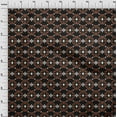 thumbnail image 3 of oneOone Cotton Poplin Fabric Diamond & Swirl Ikat Print Sewing Fabric BTY 56 Inch Wide, 3 of 4