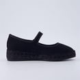 thumbnail image 5 of Cushionaire Tapas Canvas Mary Jane Flat Espadrilles for Women, Cushioned Comfort Closed Toe with Adjustable Strap, 5 of 11