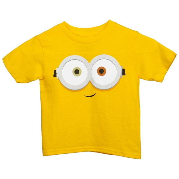 Minions T-Shirt pour Tout-Petit Visage Souriant - Tout-Petit 3T