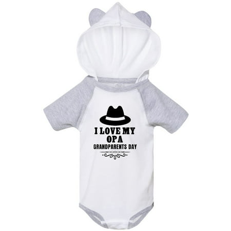 

Inktastic Grandparents Day I Love My Opa Gift Baby Boy or Baby Girl Bodysuit