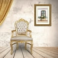 thumbnail image 3 of McRoberts, Julien 13x18 Gold Ornate Wood Framed with Double Matting Museum Art Print Titled - Strasbourg-France Christmas decoration adorns windows, 3 of 4