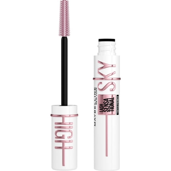 Maybelline New York Lash Sensational Sky High Tinted Primer Mascara, With Ceramide & Vitamin B5, Soft Black, 7.7 ml