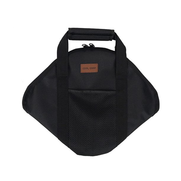 Bolsa para parrilla Estuche para sartén Oxford 600D con asa portátil para acampar al aire libre JShteea El nuevo