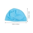 thumbnail image 2 of KAKOWELY Gorro De Natación PU Para Cabello En Color Negro Con Ajuste Cómodo Para Adultos, 2 of 6