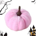 thumbnail image 3 of OCCOKO Halloween Pumpkin Decor, Soft Stuffed Pumpkin Ornament for Thanksgiving Fall Party Decorations, Decorative Pumpkin for Home, Bedroom, Tabletop, Shelf, Porch and Holiday Gift, Pink*2, 3 of 5