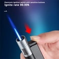 thumbnail image 5 of Blasgw Direct Charging Lighter Plastic Metal Visible Compartment Windproof New Compact And Portable Ignition Black, 5 of 8