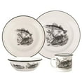 thumbnail image 2 of Utica Cutlery Dish Set 41-2013 Sixteen Piece Set; Walleye Pattern; White; Enamelware, 2 of 2