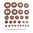 thumbnail image 3 of Unatoiry Saxophone Pads Accessoires en Cuir Artificiellement Remplacés Pièces de Rechange Outils de Réparation Instruments de Musique Raccords Utiliser Soprano/28pcs, 3 of 6