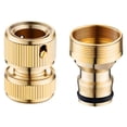 thumbnail image 3 of Conector Rápido Manguera Jardín Adaptador de Alta Presión Latón Estable Acople Seguro Instalación Rápida Apto para Jardinería Lavado de Vehículos Y Ex estilo B, 3 of 9