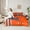 Deepblue Orange, variant on jejeloiu American Rugby Football 7-Piece Twin Bedding Sets,Boys Ball Games Bedding Comforter Set For Kids Reversible