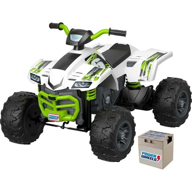 Power Wheels Racing ATV Battery Powered RideOn Vehicle with Multi