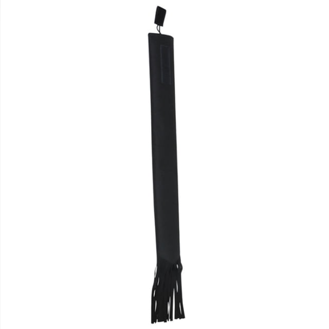 Sac de Queue de Cheval en Tissu Non Tissé Imperméable Respirant Protecteur de Queue de Cheval avec Frange Noir