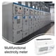 thumbnail image 4 of Scienceny Medidor eléctrico de riel DIN 10-40A, caja de plástico extraíble portátil, vatímetro trifásico de 4 cables para edificio de Herramientas eléctricas, 4 of 6