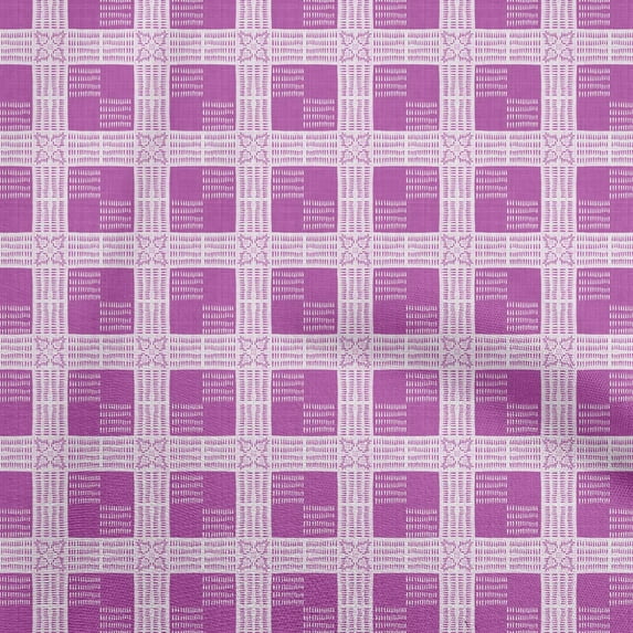 oneOone Polyester Spandex Fuschia Pink Fabric Running Stitch Fabric For Sewing Printed Craft Fabric By The Yard 56 Inch Wide