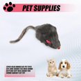 thumbnail image 4 of 12Pcs False Mouse Cat Pet Toys Cat Long-Haired Tail Mice Sound Rattling Soft Real Rabbit Fur Sound S, 4 of 5