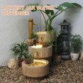 thumbnail image 4 of Shisuyan Broken Ceramic Pot Craft Pond Water Fountain Diy Decoration Waterfall Circulating Ceramic Jar, 4 of 9