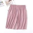thumbnail image 4 of YANGXINX Women's Pajama Shorts Loungewear Bottoms Elastic Waist Shorts with Pockets Beach Vacation Clothes, 4 of 4