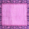 thumbnail image 1 of Ahgly Company Indoor Square Abstract Purple Modern Area Rugs, 5' Square, 1 of 4