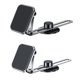 thumbnail image 4 of F52 Modelo Rectangular Pantalla Suspensión Oculta Soporte para Coche Rotación 360° Y Brazo Metal Ajustable Plegable Compatible Con Tesla Modelo 3/iPhone 14 Soporte para (Color Gunmetal), 4 of 8