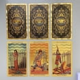 thumbnail image 5 of Cartas de baraja de Tarot de lámina dorada en español e inglés para principiantes, guía de 2 idiomas, 12x7cm, Toro Taro, 5 of 5