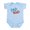 Sky Blue, variant on CafePress - Dad Is Rad Infant Bodysuit - Baby Light Bodysuit, Size Newborn - 24 Months