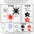 thumbnail image 2 of Star Balloons BZIDII, 21 unidades, láminas de mylar, 22, 18, 10 pulgadas, 2 of 7
