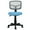 Blue, variant on Costway Armless Office Chair Adjustable Swivel Computer Mesh Desk Chair Black