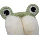 thumbnail image 2 of Orejeras de rana de animales lindos para niñas y mujeres, cubiertas cálidas para los oídos de invierno, diadema de piel plegable, calentador de orejas, talla única, verde y blanco, 2 of 5