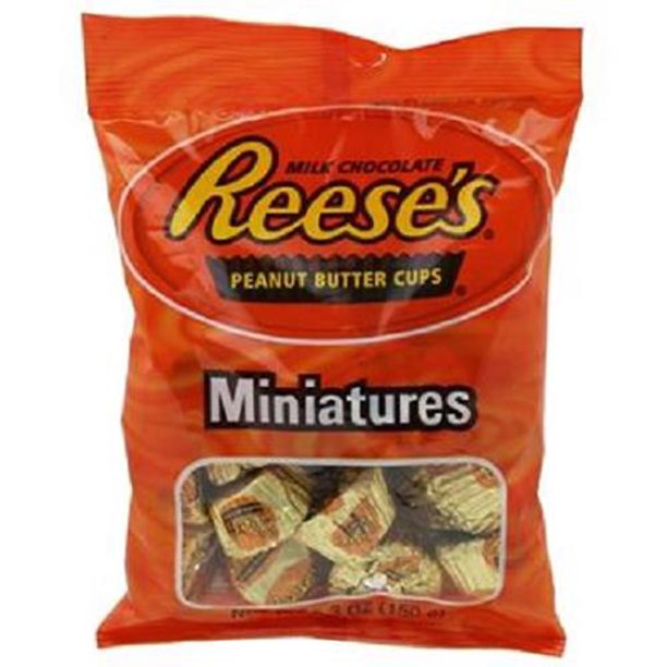 Product Of Reeses, Peg Bag Peanut Butter Cups Miniatures, Count 12 (5.3
