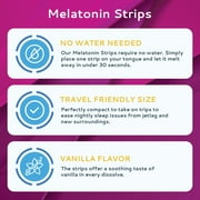Calmour Melatonin 3 mg Oral Dissolving Strips, box of 10 strips