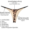 thumbnail image 4 of Strings en Coton pour Femmes Sexy Sans Couture g-String Culottes Lot de 3, 4 of 8