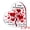 Tree Pattern, variant on Unique Bargains Acrylic Heart Desk Sign Gift Keepsake Plaque for Coworker Boss Friend Roses Pattern 10"L x 10"W x 1"H