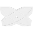 thumbnail image 2 of 40"OD x 3"ID x 14"C x 1"P Titus Architectural Grade PVC Contemporary Ceiling Medallion, 2 of 11