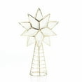 thumbnail image 2 of Small Gold Capiz Shell Star Tree Topper, 2 of 4