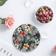 thumbnail image 4 of FMSHPON Hand Drawn Tropical Plants Set of 4 Round Coaster for Drinks, Absorbent Ceramic Stone Coasters Cup Mat with Cork Base for Home Kitchen Room Coffee Table Bar Decor, 4 of 6
