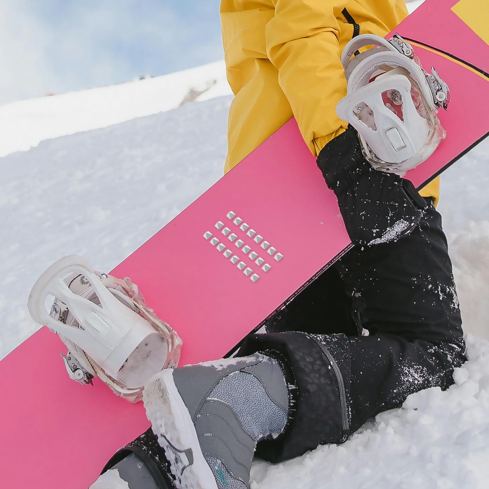 Grizzly Snow 95cm Deluxe Kid's Beginner Red Snowboard for