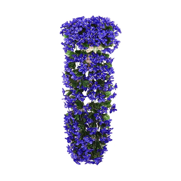 Ramo De Orquídeas Artificiales Vivids, Flores Artificiales Para Colgar, Flor Violeta Artificial, Pared De Glicinas, Cesta, Guirnalda Para Colgar