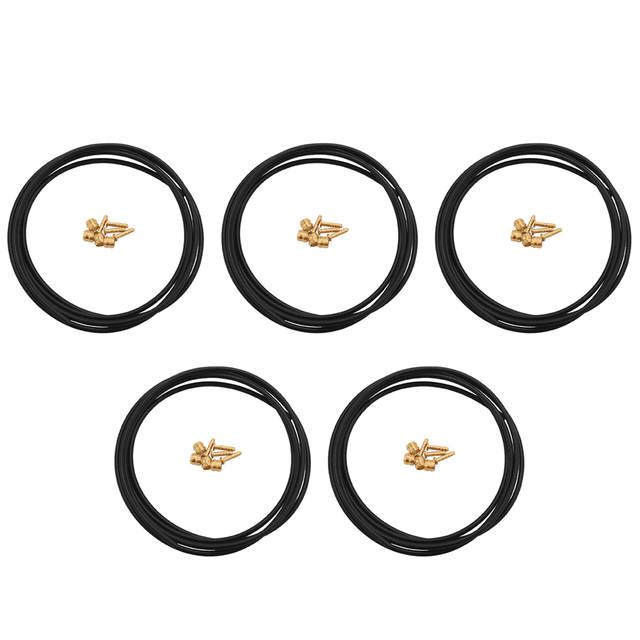5X BH59 Bike Brake Hose Hydraulic Disc Brake Tube 2.5M Connector Insert Olive Set
