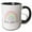 Black/White, variant on 3drose, Hola Bonita - Hello Pretty Lady or Girl in Spanish - Cute Rainbow, 11oz Mug