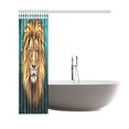 thumbnail image 3 of Cortina de Ducha ABPHQTO Animal León Fauna Africana 160x180 cm, 3 of 3